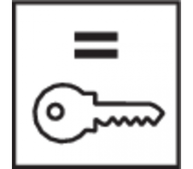 K.1 Płytka czołowa z kluczykiem do łącznika żaluzjowego obr. antracyt mat lakier Berker 1079720600