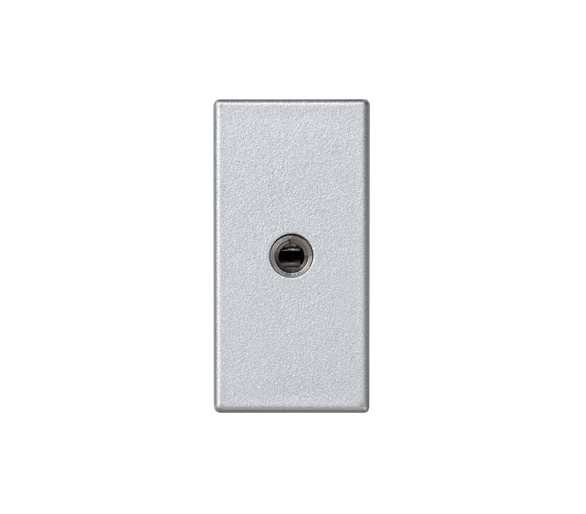 Płytka K45 gniazdo mini-jack 45×22,5mm aluminium K123B/8