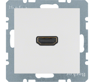 Gniazdo HDMI biały mat Berker B.Kwadrat/B.3/B.7 3315421909