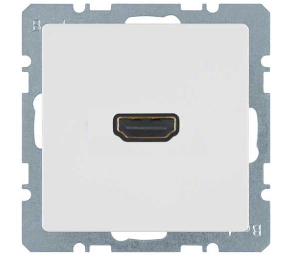 Q.x Gniazdo HDMI biały, aks Berker 3315426089
