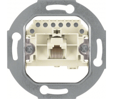mechanizmy Gniazdo przyłączeniowe UAE 8-biegunowe, kremowy Berker 4538