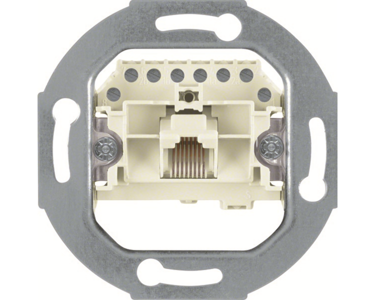mechanizmy Gniazdo przyłączeniowe UAE 8-biegunowe, kremowy Berker 4538