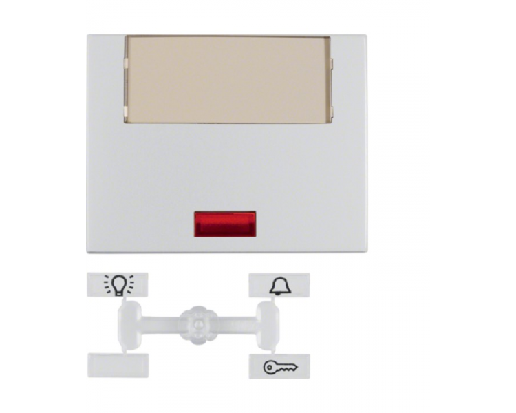 K.5 Klawisz z 5 dołącz. socz. i dużym p. opisowym alu Berker 14967003