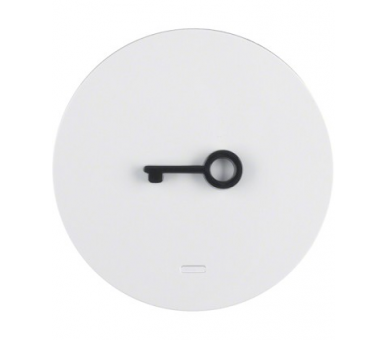 R.1/R.3 Klawisz z soczewką i wypukłym symbolem "drzwi" biały Berker 16512069