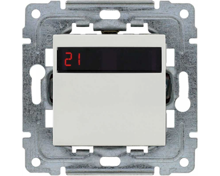 Regulator temperatury z wbudowanym czujnikiem temperatury, bez ramki biała DANTE 4504815