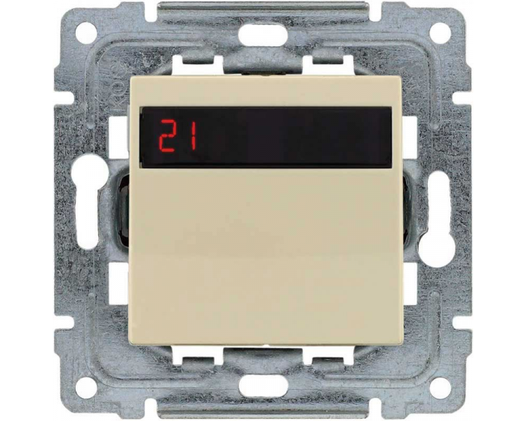 Regulator temperatury z wbudowanym czujnikiem temperatury, bez ramki kremowy DANTE 4503815
