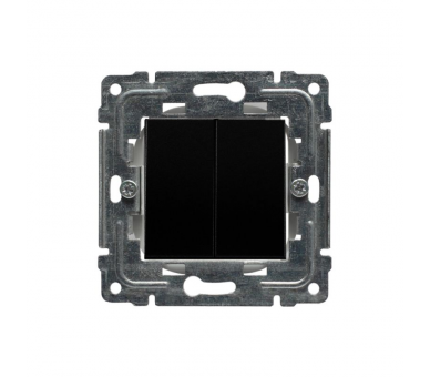 Zaślepka modułowa (2szt. 22,5mmx45mm) czarna DANTE 450980