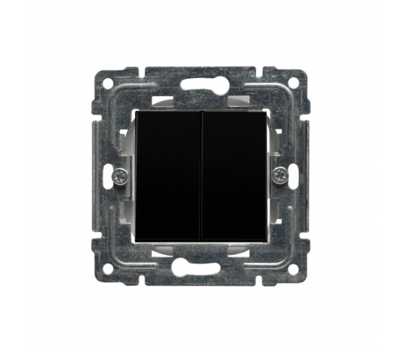 Zaślepka modułowa (2szt. 22,5mmx45mm) czarna DANTE 450980