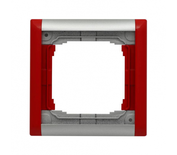 Ramka składana kolorowa x1 aluminium + czerwony KOS66 PLUS 66401081