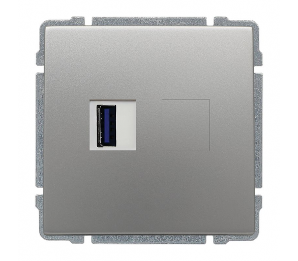 Ładowarka USB 3.0 pojedyncza aluminium KOS66 664059