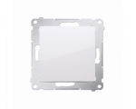 Łącznik schodowy bez piktogramu (moduł) 10AX 250V, szybkozłącza, biały DW6.01/X/11