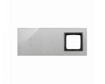 Panel dotykowy 3 moduły Moduł 1:2 pola dotykowe pionowe Moduł 2:1 pole dotykowe Moduł 3:otwór na osprzęt Simon 54 burzowa chmura