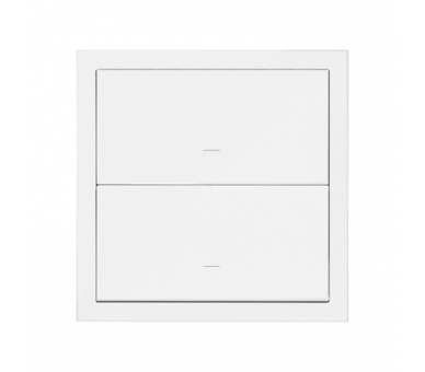 Panel 1-krotny 2 klawisze, biały mat 10020103-230 Simon100