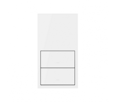 Panel 2-krotny 2 klawisze, biały mat 10020213-230 Simon100