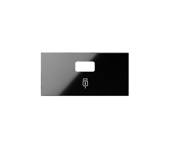 Pokrywa ładowarki USB dla ref.10000380-039, czarny 10001097-138 Simon100