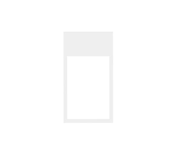Ramka minimal pionowa 2-krotna, 3x1/2, biały mat 10002621-230 Simon100