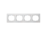 Ramka poczwórna pozioma DOMO 01-1490-002 biała