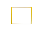 Ramka wewnętrzna dekoracyjna DOMO 01-1469-004 żółta