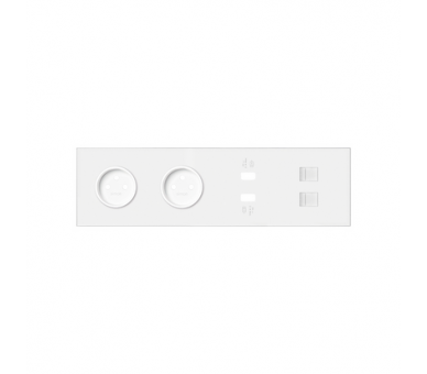 Panel 4-krotny 2 gniazda + 2x1 ładowarka USB + 2xRJ45, biały mat 10020407-230 Simon100