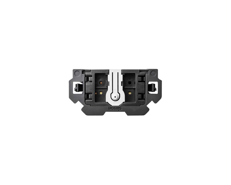 Łącznik dwubiegunowy naciskowy (mechanizm 1/2, bez ramki montażowej) 10 AX, 250V~, 1click 10000133-039 Simon100
