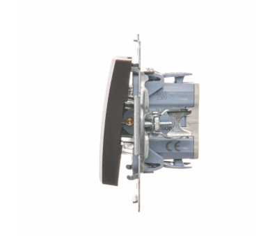 Łącznik jednobiegunowy (moduł) 10AX 250V, szybkozłącza, brąz mat, metalizowany DW1.01/46