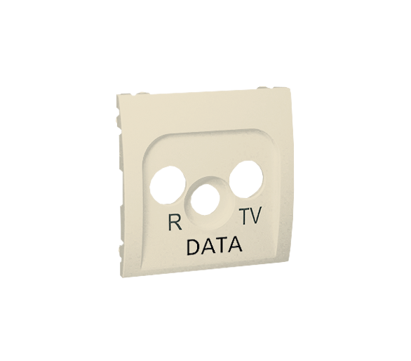 Pokrywa do gniazda antenowego R-TV-DATA beżowy MADP/12