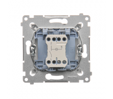 Łącznik jednobiegunowy z sygnalizacją załączenia LED (moduł) 10AX 250V, szybkozłącza, biały DW1ZL.01/11
