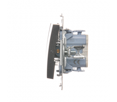 Łącznik świecznikowy (moduł) 10AX 250V, szybkozłącza, antracyt, metalizowany DW5.01/48