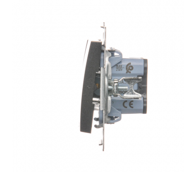 Łącznik świecznikowy (moduł) 16AX 250V, zaciski śrubowe, antracyt, metalizowany DW5A.01/48