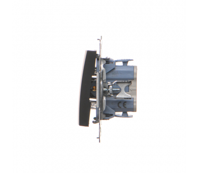 Łącznik schodowy (moduł) 10AX, 250V, szybkozłącza, czarny DW6.01/49