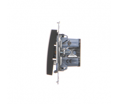 Łącznik schodowy (moduł) 16AX, 250V, zaciski śrubowe, czarny DW6A.01/49