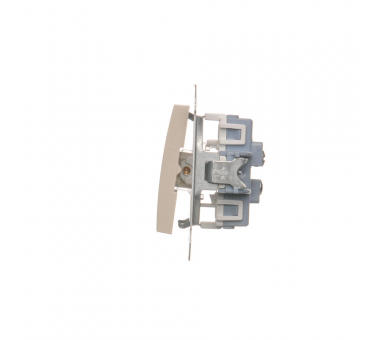 Łącznik schodowy podwójny bez piktogramu (moduł) 10AX 250V, zaciski śrubowe, kremowy DW6/2.01/X/41