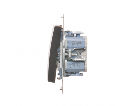 Łącznik krzyżowy podwójny z podświetleniem LED (moduł) 10AX 250V, szybkozłącza, brąz mat, metalizowany DW7/2L.01/46
