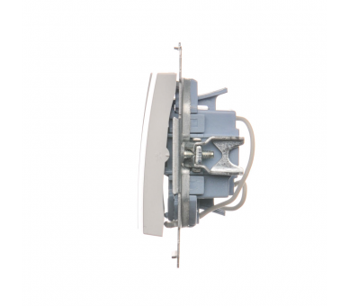 Łacznik potrójny z podświetleniem (moduł) 10AX 250V, szybkozłącza, biały DW31L.01/11