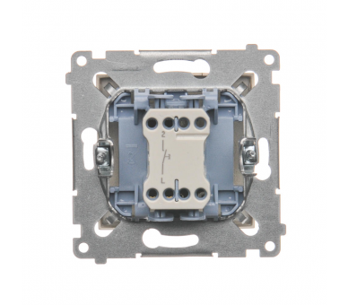 Przycisk "dzwonek" (moduł) 10AX 250V, szybkozłącza, złoty mat, metalizowany DD1.01/44