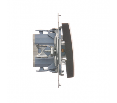 Przycisk "dzwonek" z podświetleniem LED (moduł) 10AX 250V, szybkozłącza, brąz mat, metalizowany DD1L.01/46