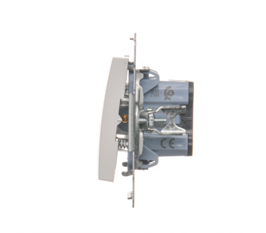 Przycisk "dzwonek" (moduł) 16AX 250V, zaciski śrubowe, biały DD1A.01/11