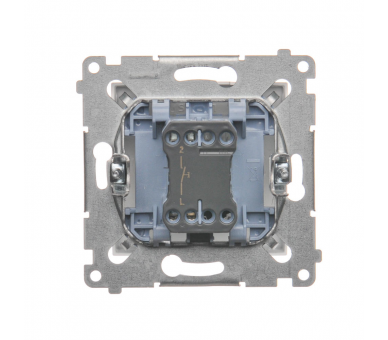 Przycisk "dzwonek" (moduł) 16AX 250V, zaciski śrubowe, biały DD1A.01/11