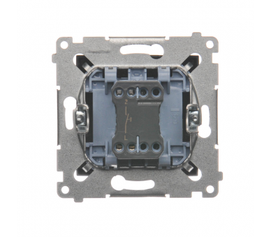 Przycisk "światło" (moduł) 16AX 250V, zaciski śrubowe, antracyt, metalizowany DS1A.01/48