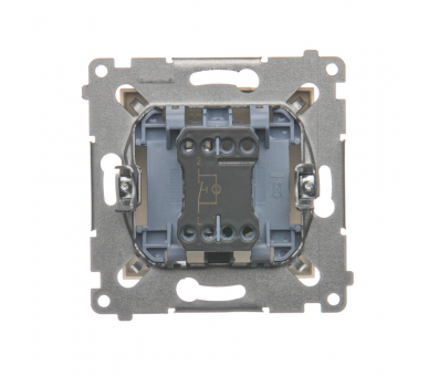 Przycisk "światło" z podświetleniem LED (moduł) 16AX 250V, zaciski śrubowe, kremowy DS1AL.01/41
