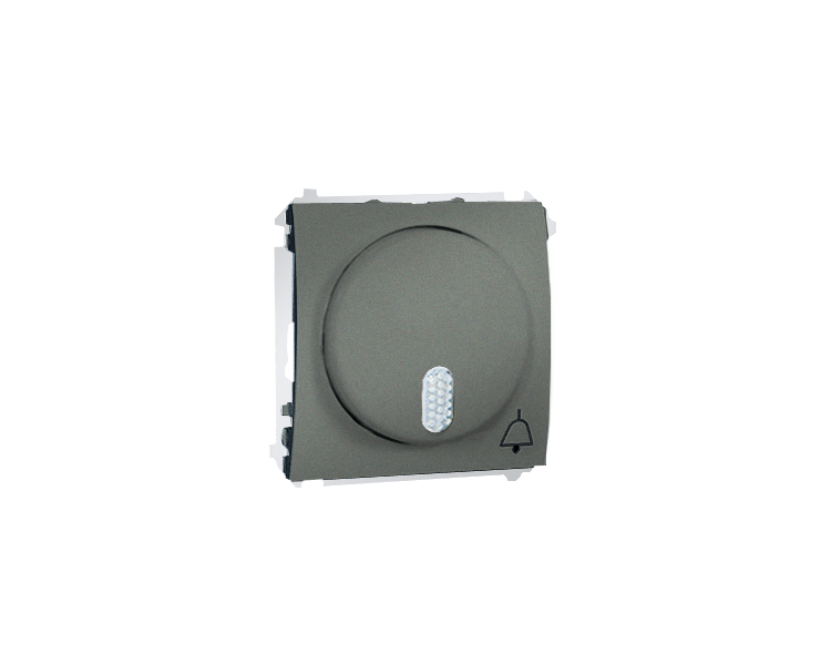 Dzwonek elektroniczny grafitowy, metalizowany MDS1.01/25