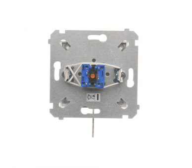 Łącznik na kluczyk żaluzjowy chwilowy srebrny mat, metalizowany 5A DPZK.01/43