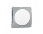 Sygnalizator świetlny LED - światło białe aluminiowy, metalizowany MSS/1.01/26
