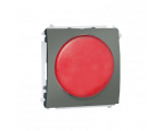 Sygnalizator świetlny LED - światło czerwone grafitowy, metalizowany MSS/2.01/25