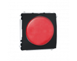 Sygnalizator świetlny LED - światło czerwone grafit mat, metalizowany MSS/2.01/28