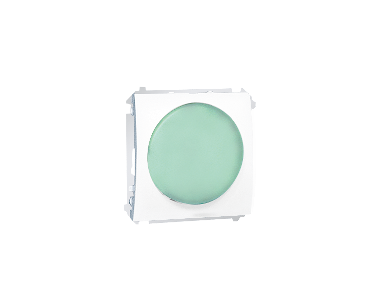 Sygnalizator świetlny LED - światło zielone biały MSS/3.01/11