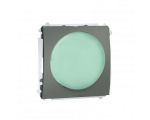 Sygnalizator świetlny LED - światło zielone grafitowy, metalizowany MSS/3.01/25