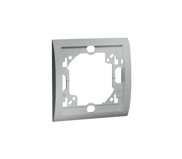 Ramka 1- krotna aluminiowy, metalizowany MR1/26