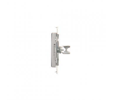 Adapter przejściówka na osprzęt standardu 45×45 mm srebrny mat, metalizowany DA45.01/43