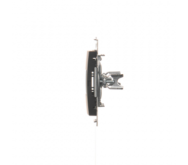 Zaślepka ramki (moduł). Mocowanie za pomocą łapek lub wkrętów, czarny DPS.01/49